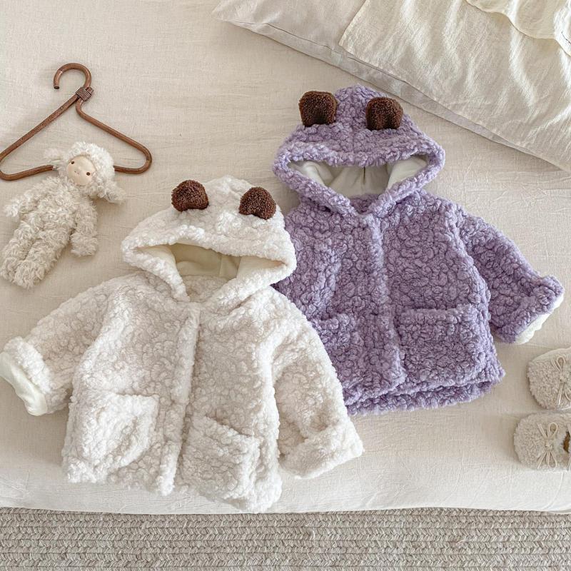 Infant Boy Girl Cute Bear Ears - Toddler Boy Winter Fleece Jacket review and price